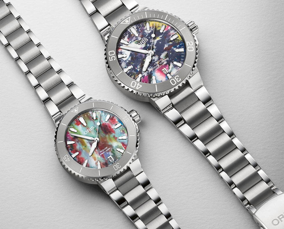 オリス アクイスデイト 36.5 mm ステンレススティール