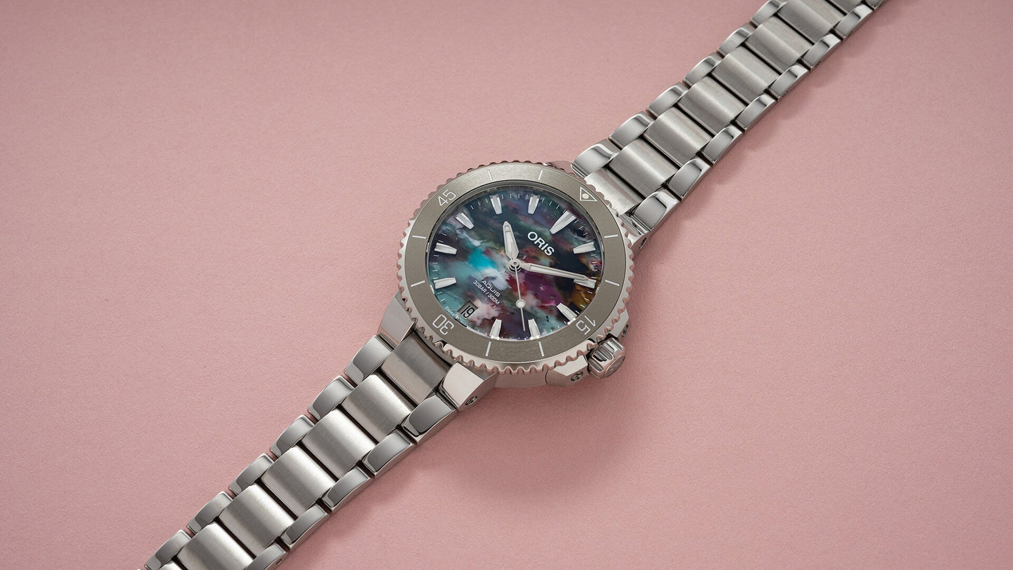 オリス アクイスデイト 36.5 mm ステンレススティール