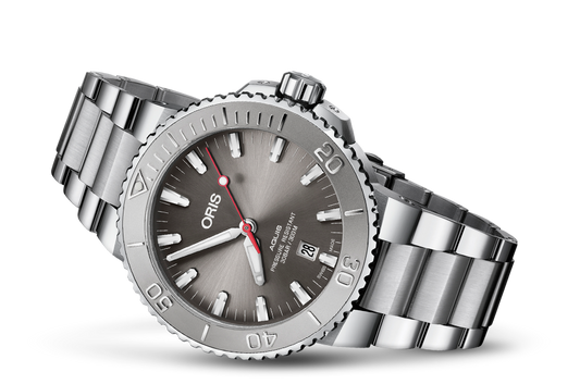 オリス アクイスデイト レリーフ 43.5 mm ステンレススティール