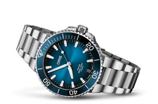 オリス アクイスデイト キャリバー400 41.5mm ステンレススティール（ブルーダイヤル）