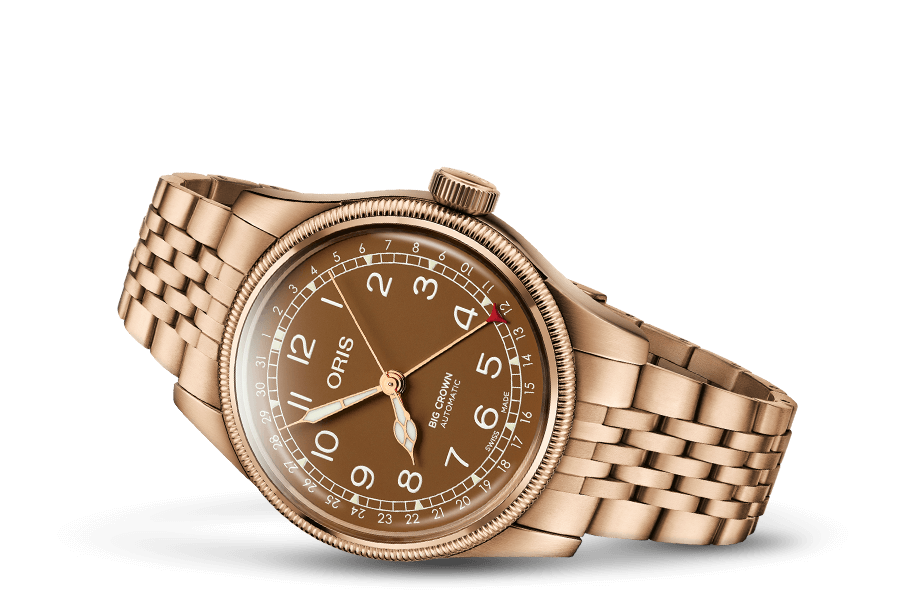 ORIS ビッグクラウン ブロンズ ポインターデイト40.00 mm ブラウン／ブロンズ