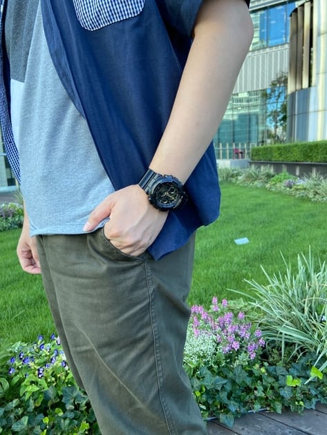 CASIO G-SHOCK ANALOG-DIGITAL GA-100 SERIES GA-100CF-1A9JF